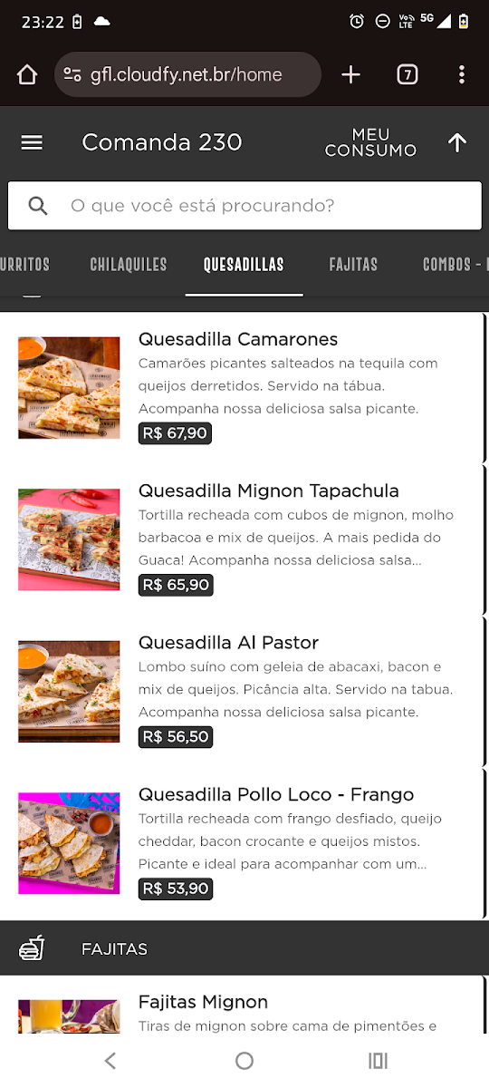 Menu Restaurante Guacamole Cocina Mexicana - Floripa-2